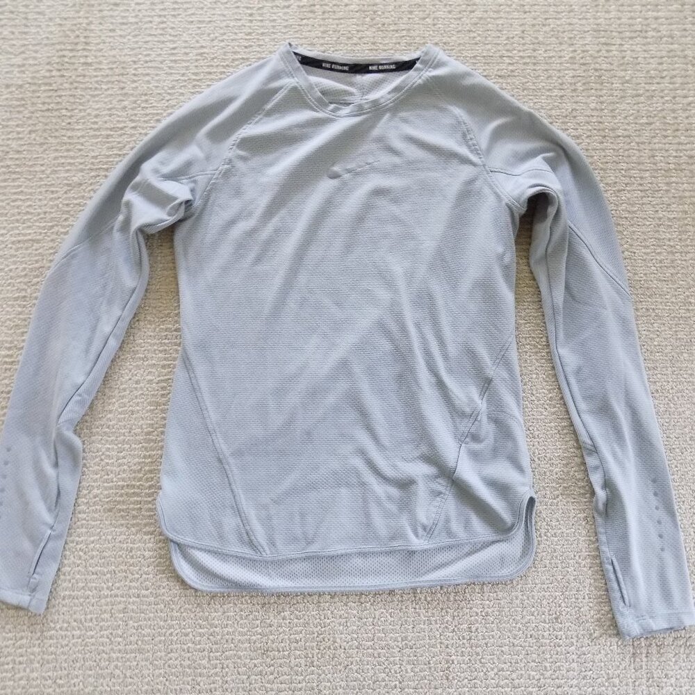 WOMENS NIKE AERO REACT AEROREACT LONG SLEEVE RUNNING SHIRT TOP